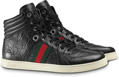 men gucci black sneakers|men black Gucci sneakers price.